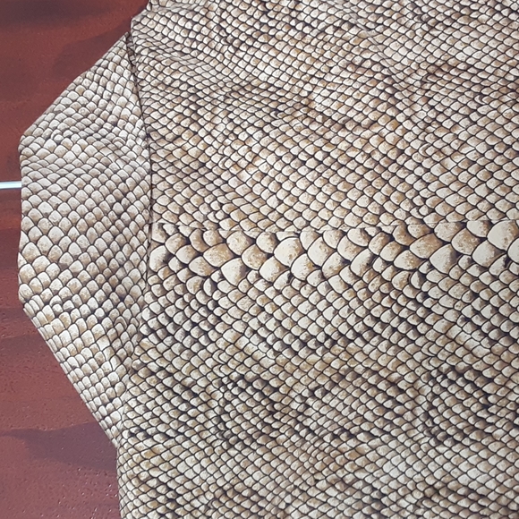 Anne Pinkerton vintage 100% silk snakeskin print jacket sz 2 - Picture 4 of 7